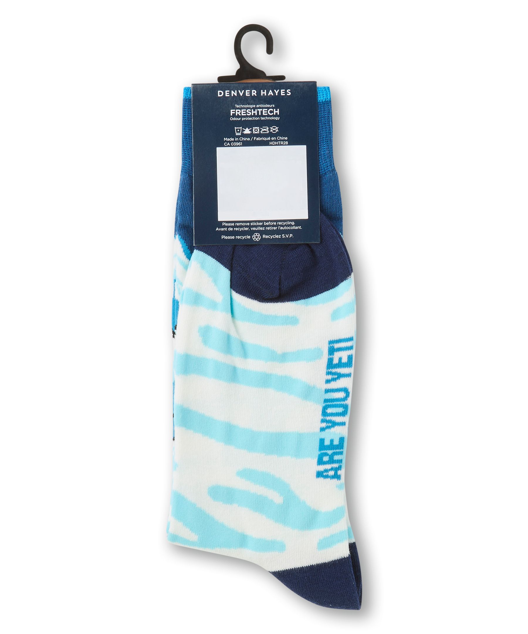 Chaussettes à motifs fantaisie d'animaux pour hommes, Denver Hayes
