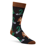 Chaussettes à motifs fantaisie d'animaux pour hommes, Denver Hayes