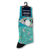 Denver Hayes Men's Novelty Pattern Socks Front_Angled_Right
