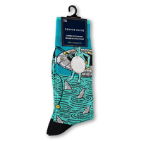 Denver Hayes Men's Novelty Pattern Socks Front_Angled_Right