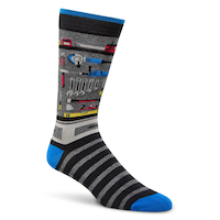 Denver Hayes Men's Novelty Pattern Socks