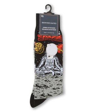 Denver Hayes Men's Novelty Pattern Socks