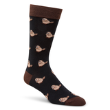 Denver Hayes Men's Novelty Mini Pattern Crew Sock Front_Angled_Right