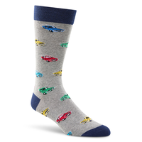 Mi-chaussettes à mini motif fantaisie pour hommes, Denver Hayes