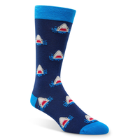 Denver Hayes Men's Novelty Mini Pattern Crew Sock