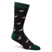 Denver Hayes Men's Novelty Mini Pattern Crew Sock