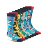 Denver Hayes Men's 7+1 Days Of Week Boxed Novelty Socks Front_Angled_Right