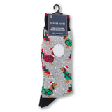 Denver Hayes Men's Christmas Novelty Socks Front_Flat