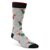 Denver Hayes Men's Christmas Novelty Socks Front_Angled_Right