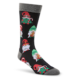 Chaussettes à motif fantaisie de Noël pour hommes, Denver Hayes Front_Angled_Right