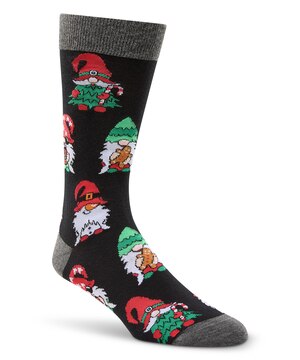 Chaussettes à motif fantaisie de Noël pour hommes, Denver Hayes