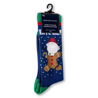 Denver Hayes Men's Christmas Novelty Crew Socks Front_Angled_Right