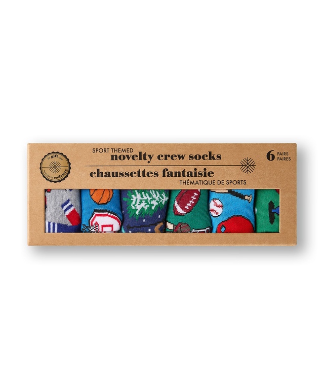 Denver Hayes Men's 4 pk Novelty Sport Casual Socks
