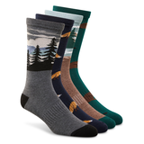 Chaussettes décontractées pour hommes, Heritage, WindRiver, paquet de 4 paires Front_Angled_Right
