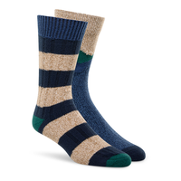 WindRiver Men's 2 pk Heritage Super Soft Socks