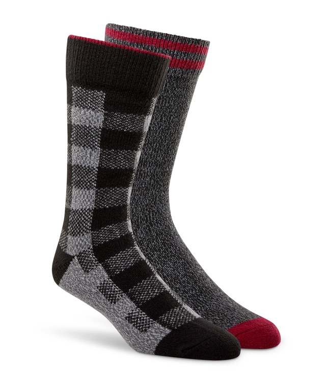 Chaussettes ultradouces pour hommes, paquet de 2 paires, Heritage, WindRiver