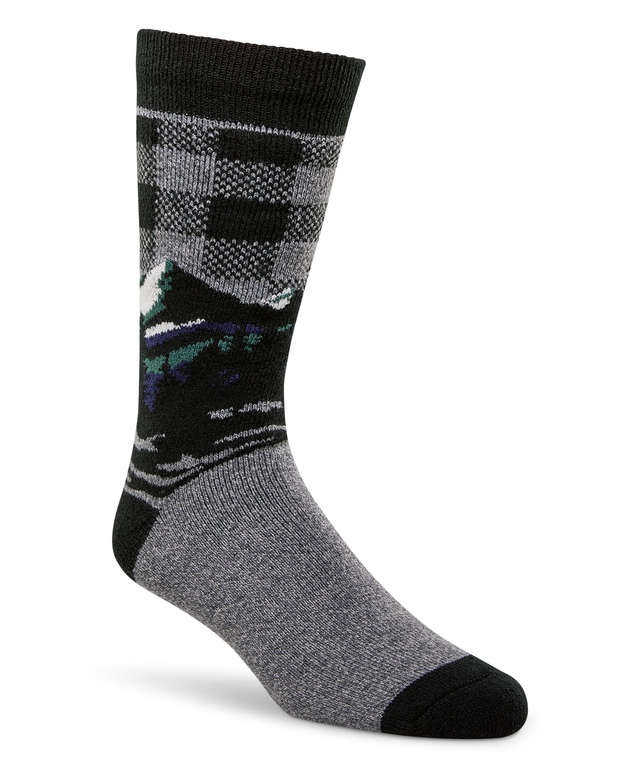 Chaussettes isothermes en mélange d’acrylique pour hommes, Heritage, WindRiver