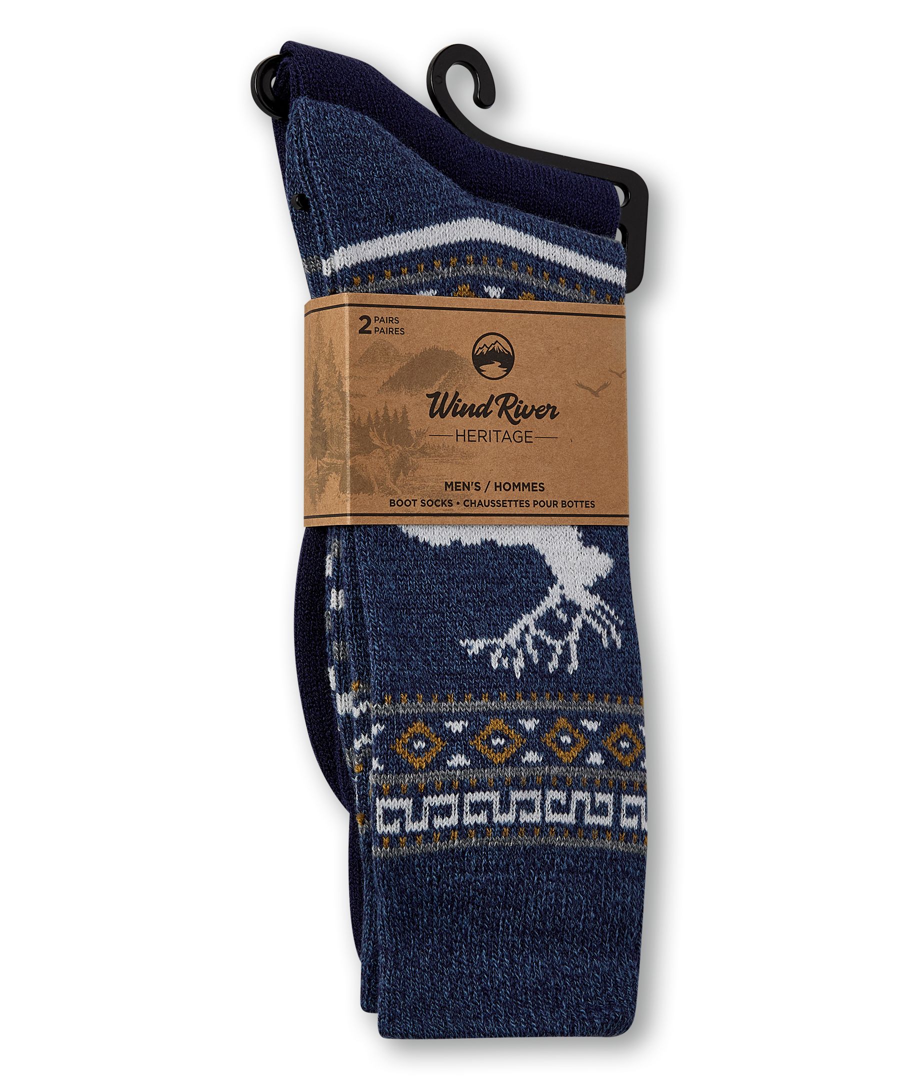 WindRiver Men's 2 pk Heritage Boot Socks