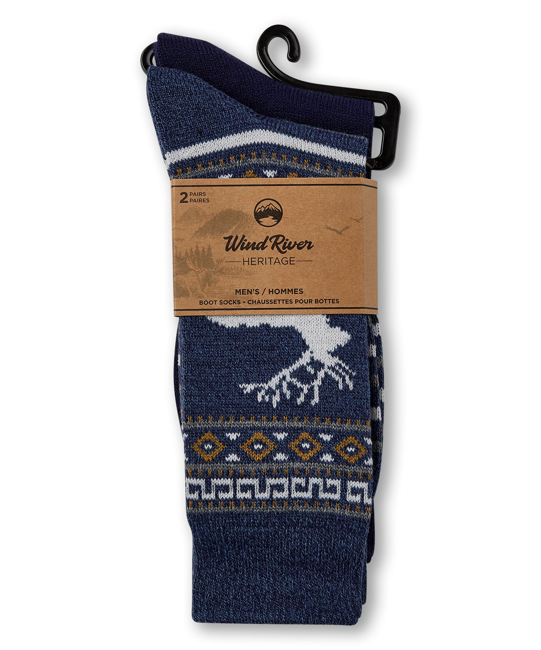 WindRiver Men's 2 pk Heritage Boot Socks