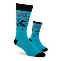 Denver Hayes Dad & Me 2 pk Novelty Casual Socks