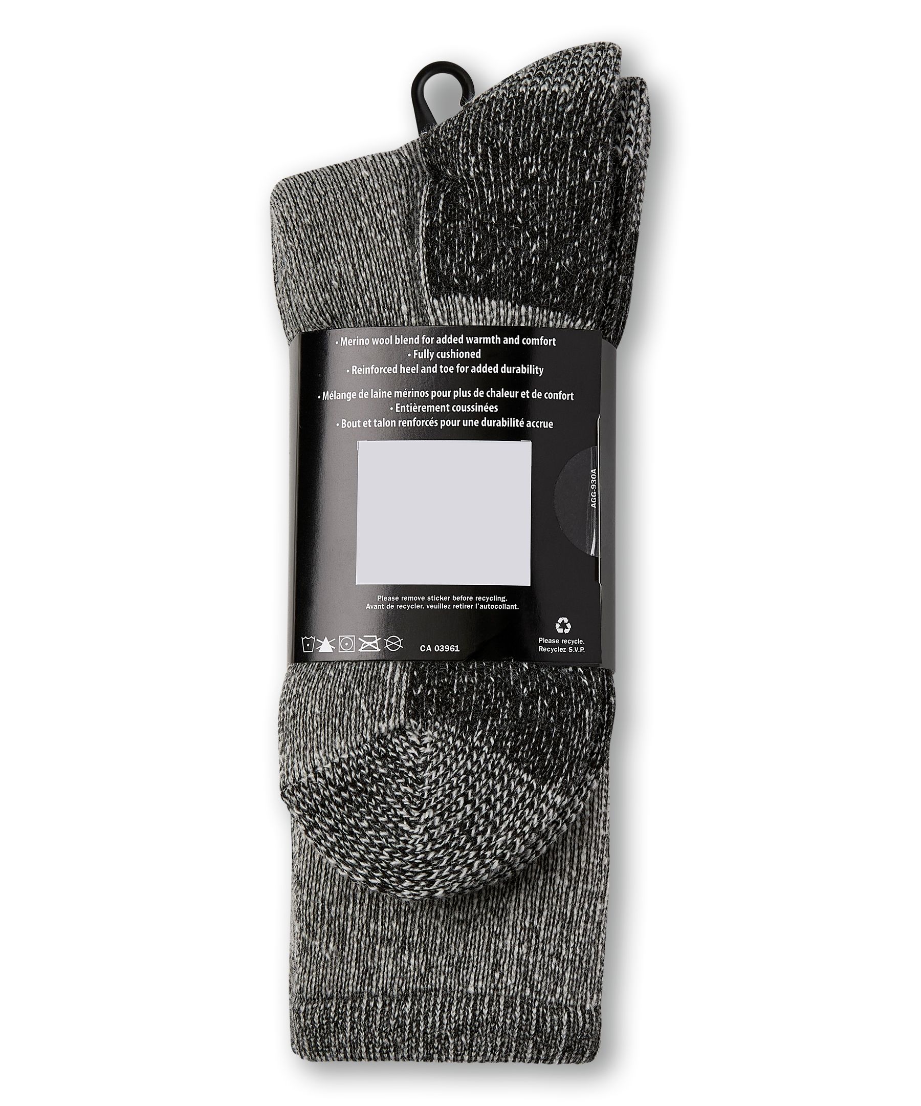 Aggressor Men's 2 pk Merino Wool Boot Socks