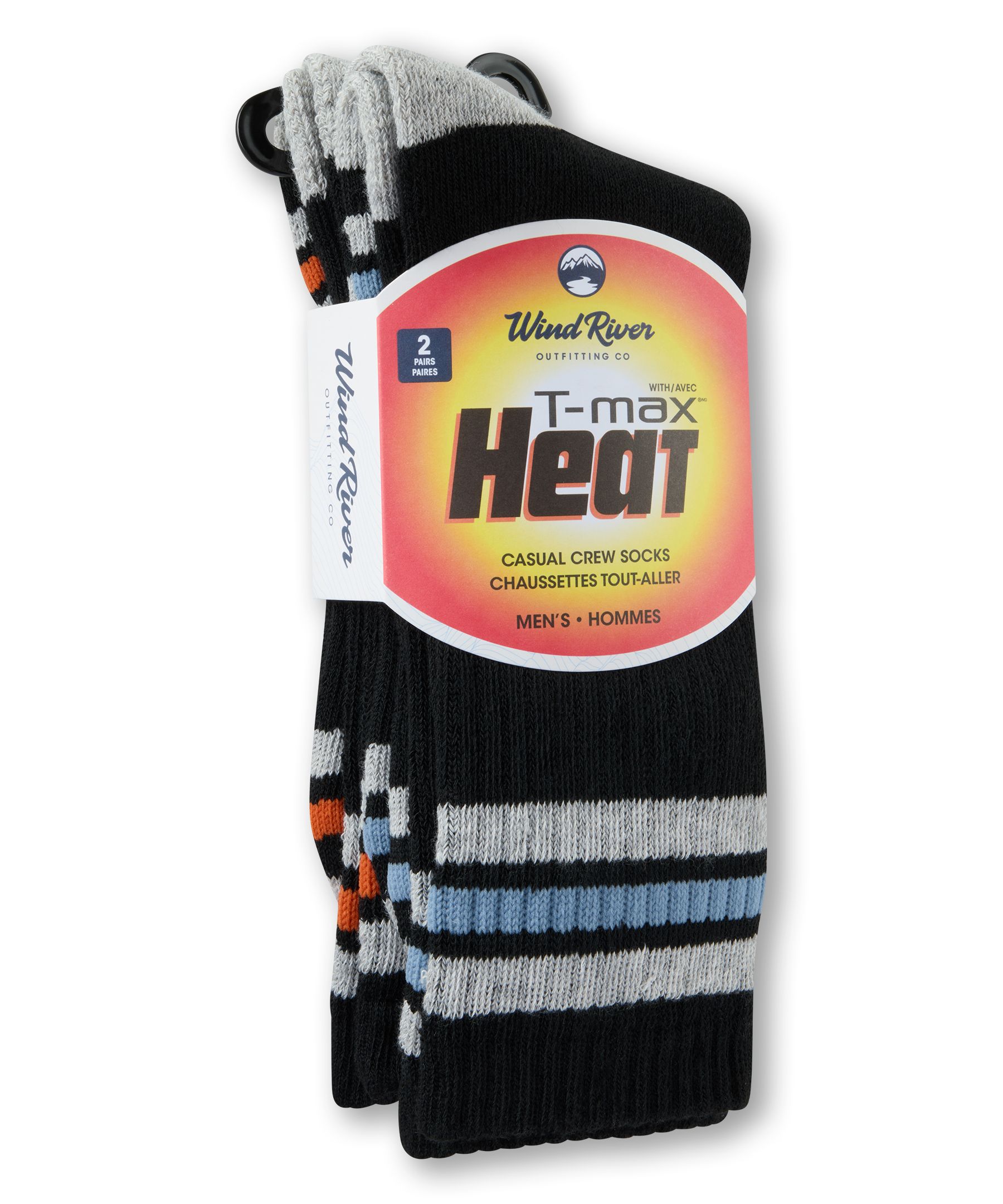 WindRiver Men's 2 pk T-Max Terry Outdoor Socks