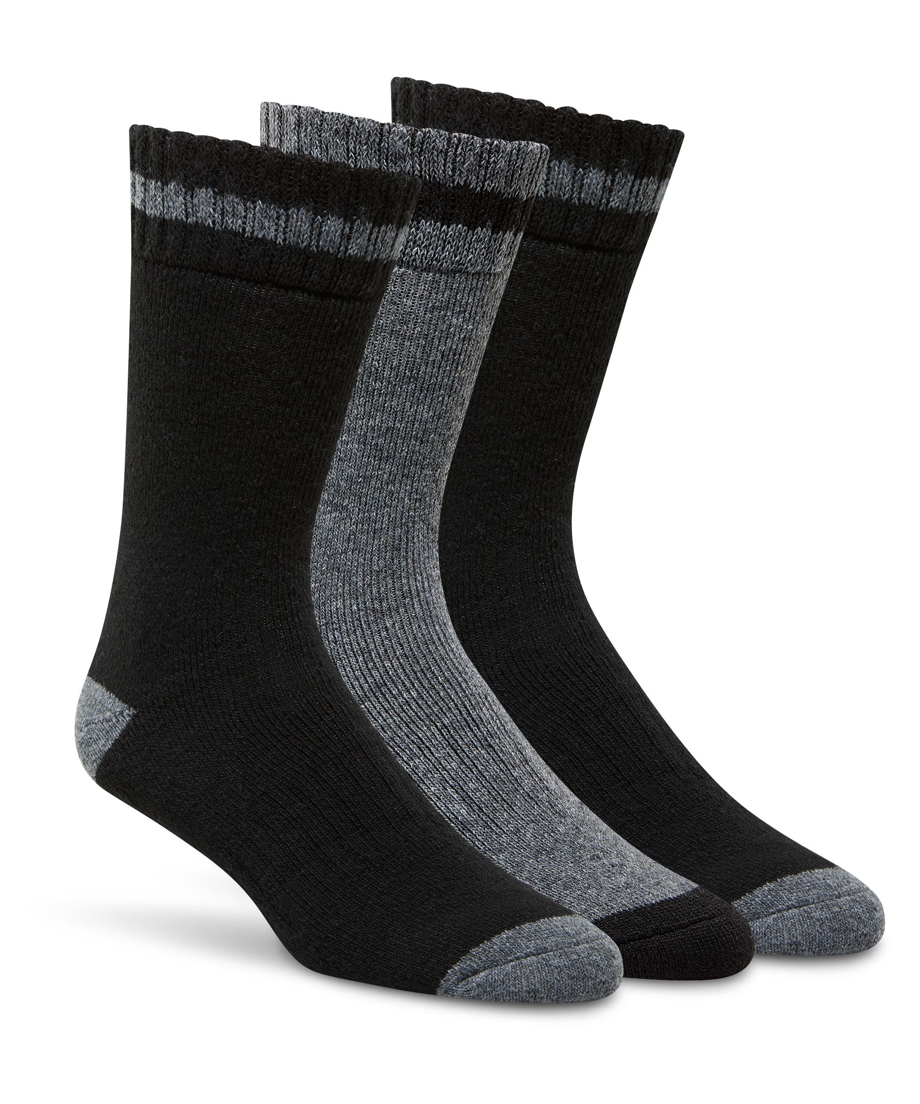 Chaussettes pour bottes en mélange de laine avec T-Max pour hommes, WindRiver, paquet de 3&nbsp;paires