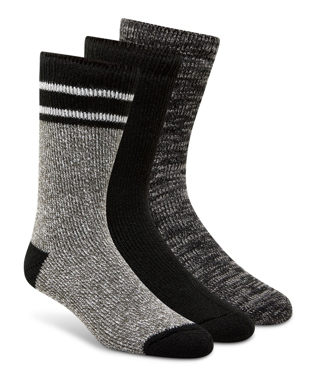 WindRiver Men's 3 pk T-Max Heat Thermal Boot Socks