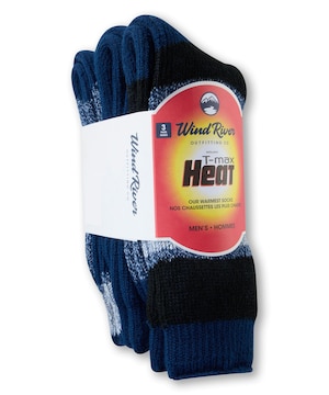 Chaussettes isothermes pour bottes avec T-Max Heat pour hommes, WindRiver, paquet de 3 paires