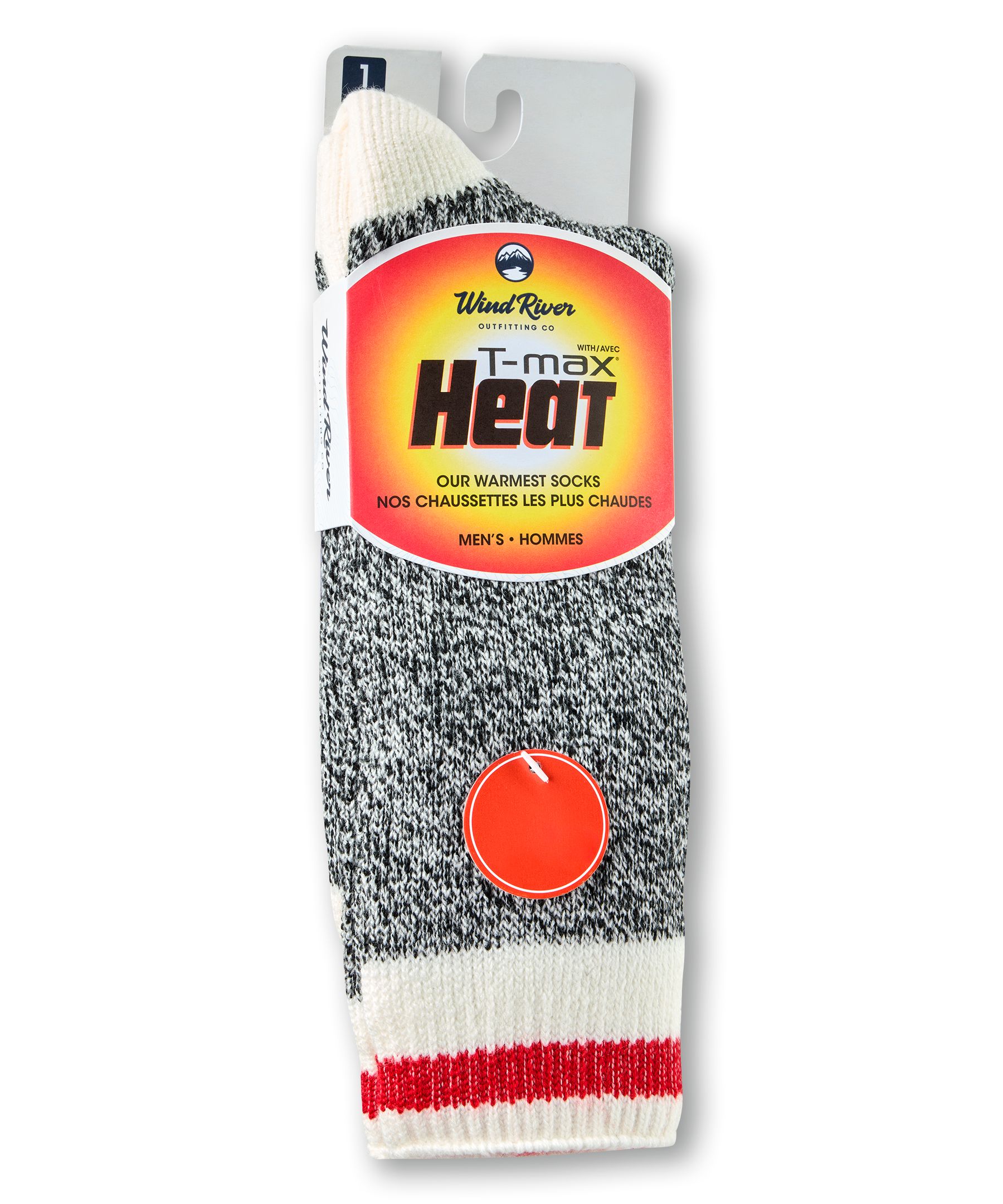 Chaussettes isothermes renforcées avec T-Max pour hommes, WindRiver