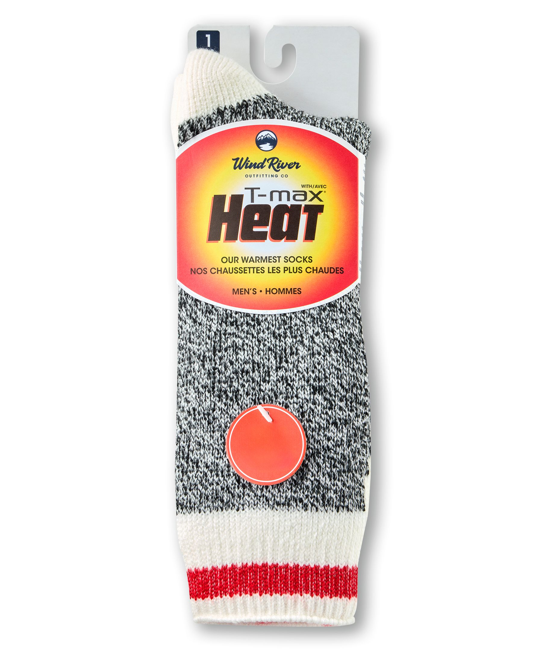 Chaussettes isothermes renforcées avec T-Max pour hommes, WindRiver