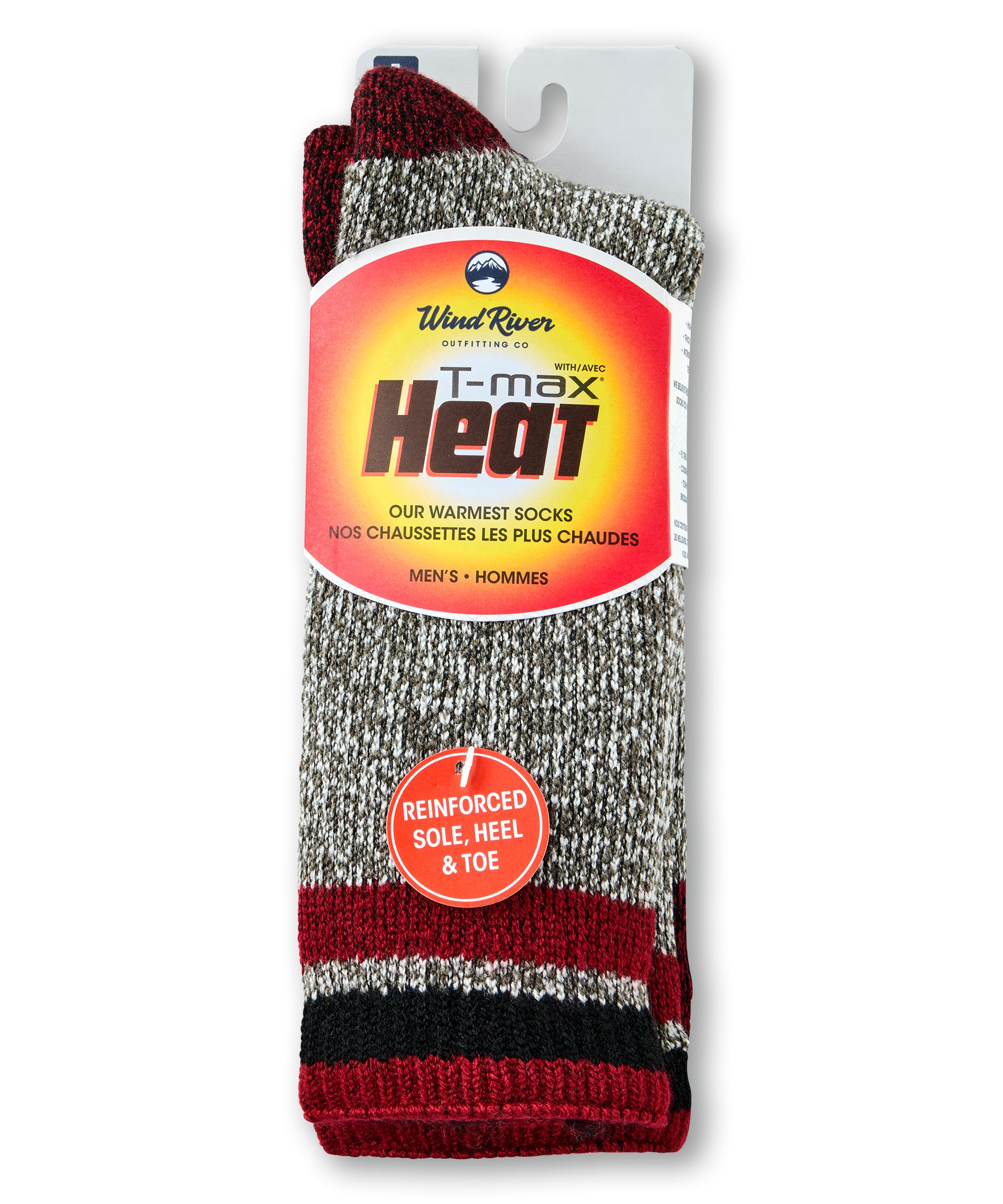 WindRiver Men's T-Max Reinforced Thermal Socks