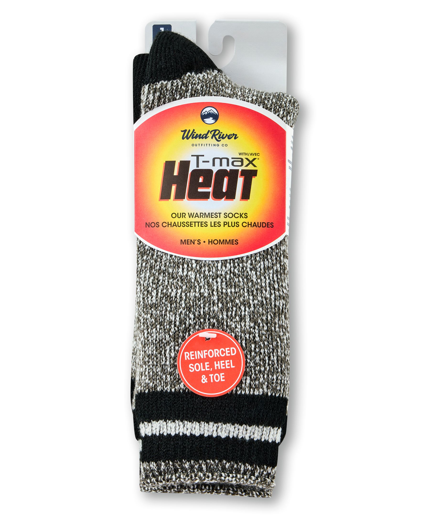 Chaussettes isothermes renforcées avec T-Max pour hommes, WindRiver