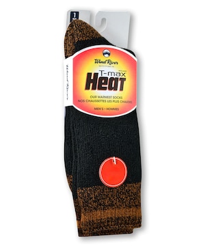 Chaussettes isothermes renforcées avec T-Max pour hommes, WindRiver