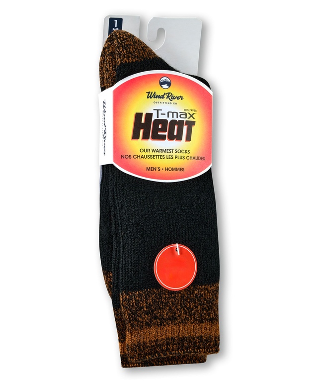 Chaussettes isothermes renforcées avec T-Max pour hommes, WindRiver