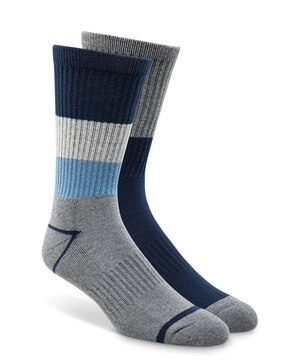 Chaussettes décontractées à dessous rembourrés avec T-Max pour hommes, WindRiver, paquet de 2&nbsp;paires