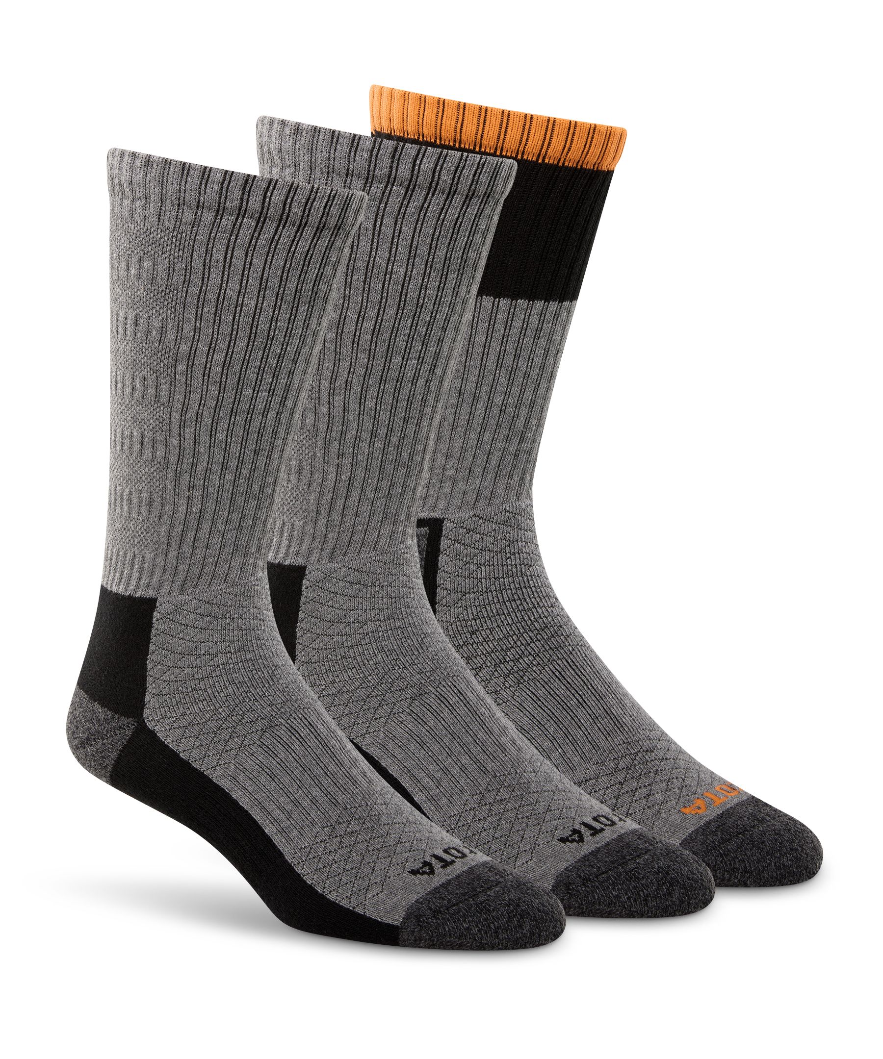 Chaussettes pour bottes de travail en mélange de Cordura pour hommes, série WorkPro, Dakota, paquet de 3 paires