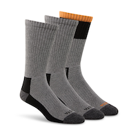 Dakota WorkPro Series 3 pk Men's Cordura Blend Work Boot Socks Front_Angled_Right