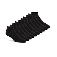 Civics Men's Basic 10 pk Low Cut Socks Front_Angled_Right