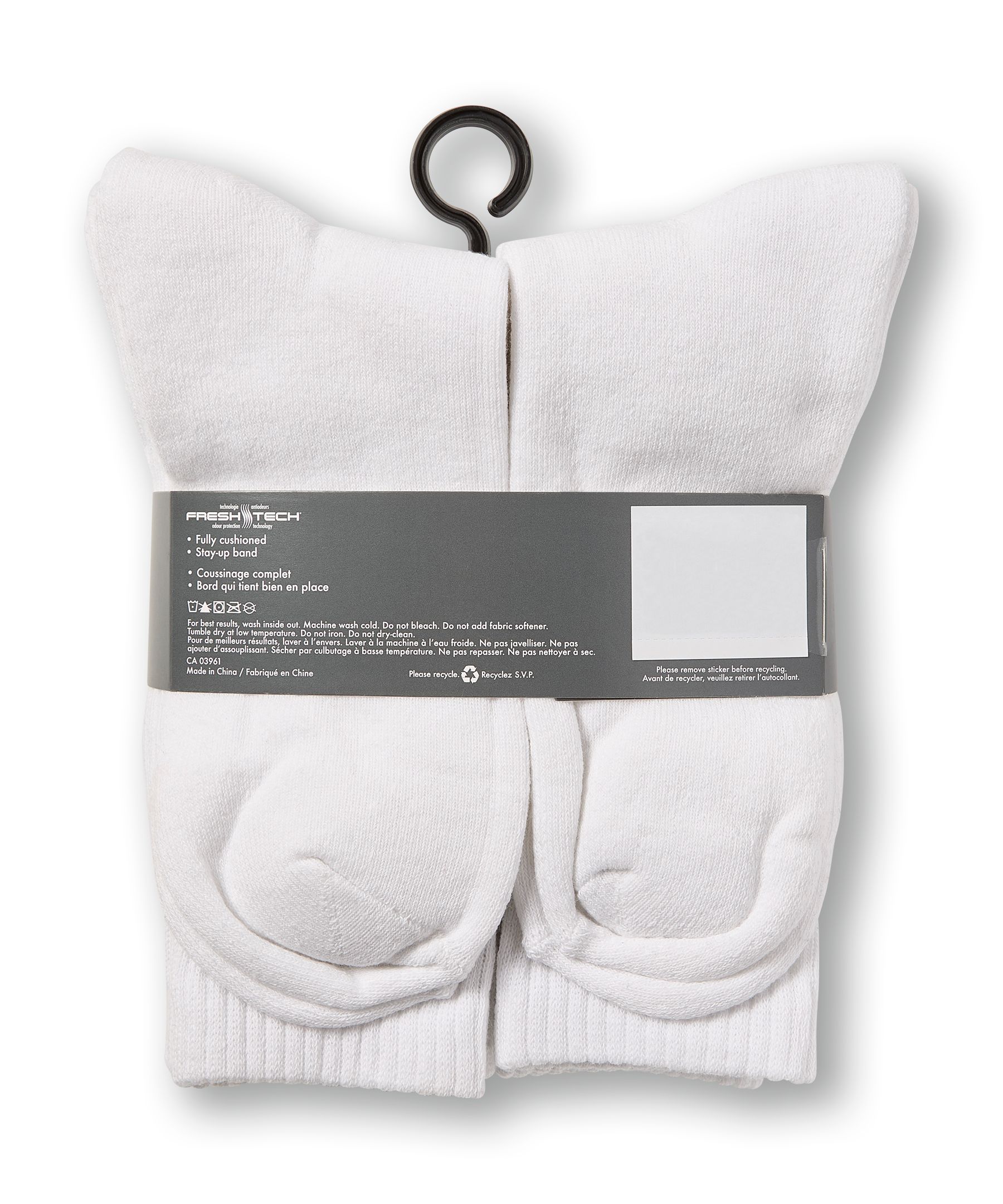 Civics Men's Basic 10 pk Crew Socks