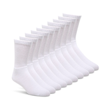 Civics Men's Basic 10 pk Crew Socks