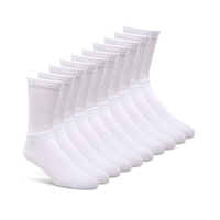 Civics Men's Basic 10 pk Crew Socks