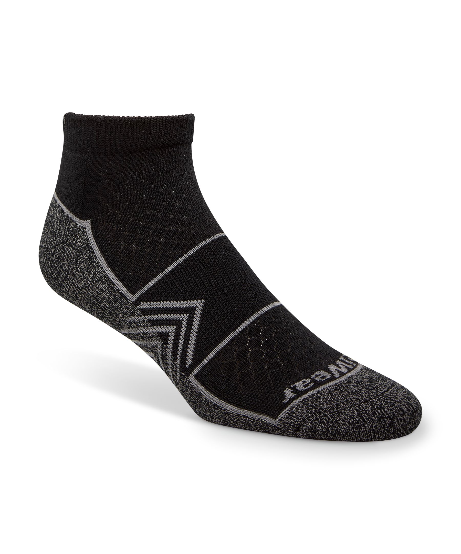 Chaussettes sport basses rembourrées avec driWear pour hommes, Matrix