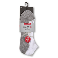 Matrix Men's driWear Cushion Low Cut Sport Socks Front_Flat