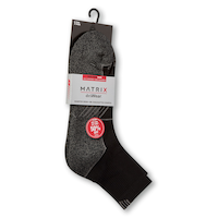Matrix Men's driWear Quarter Cut Sport Socks Front_Flat