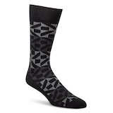 Mi-chaussettes décontractées à motifs fantaisie avec FreshTech pour hommes, Denver Hayes Front_Angled_Right