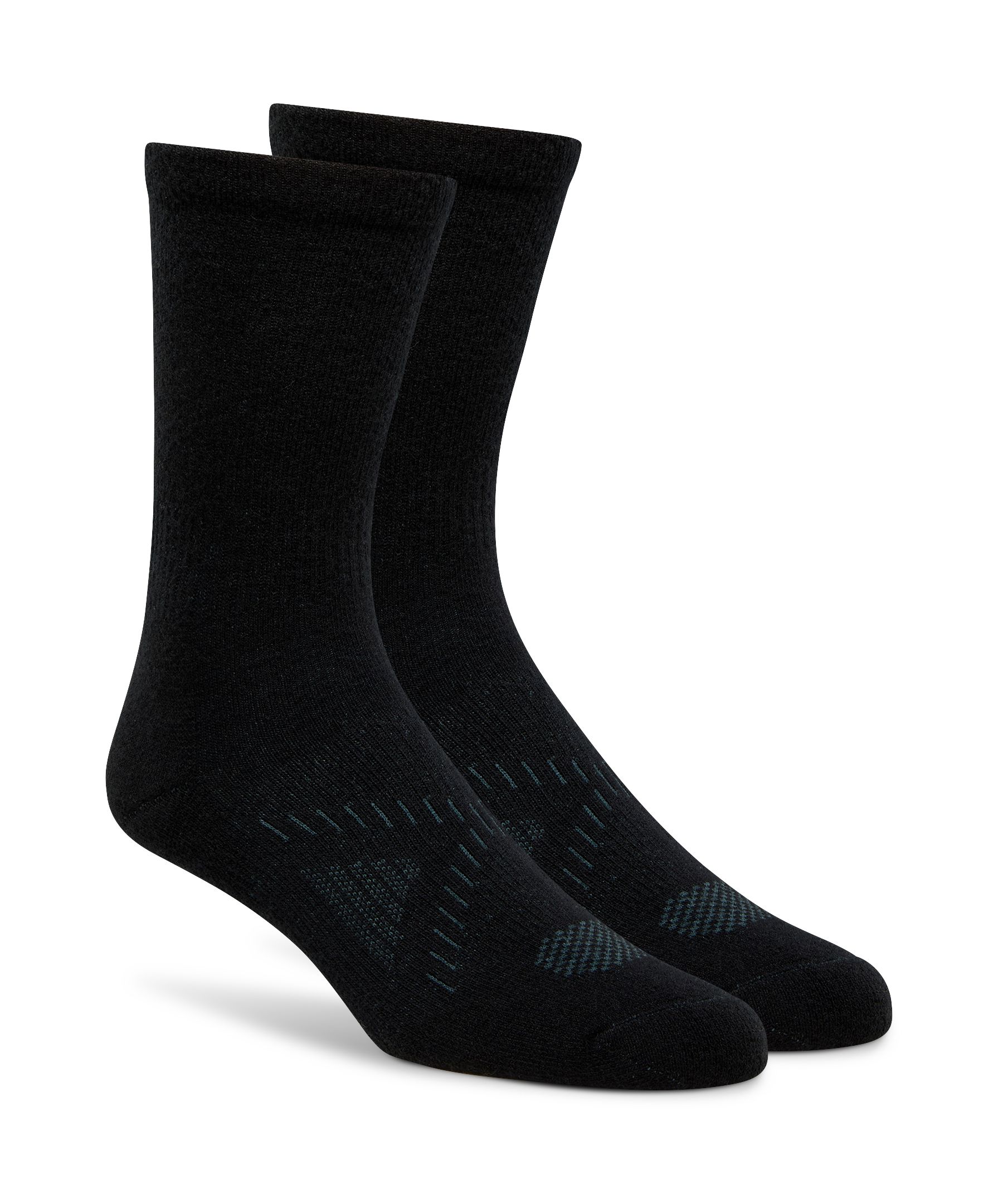 Denver Hayes Men's 2-Pack Merino 365 Day Casual Crew Socks