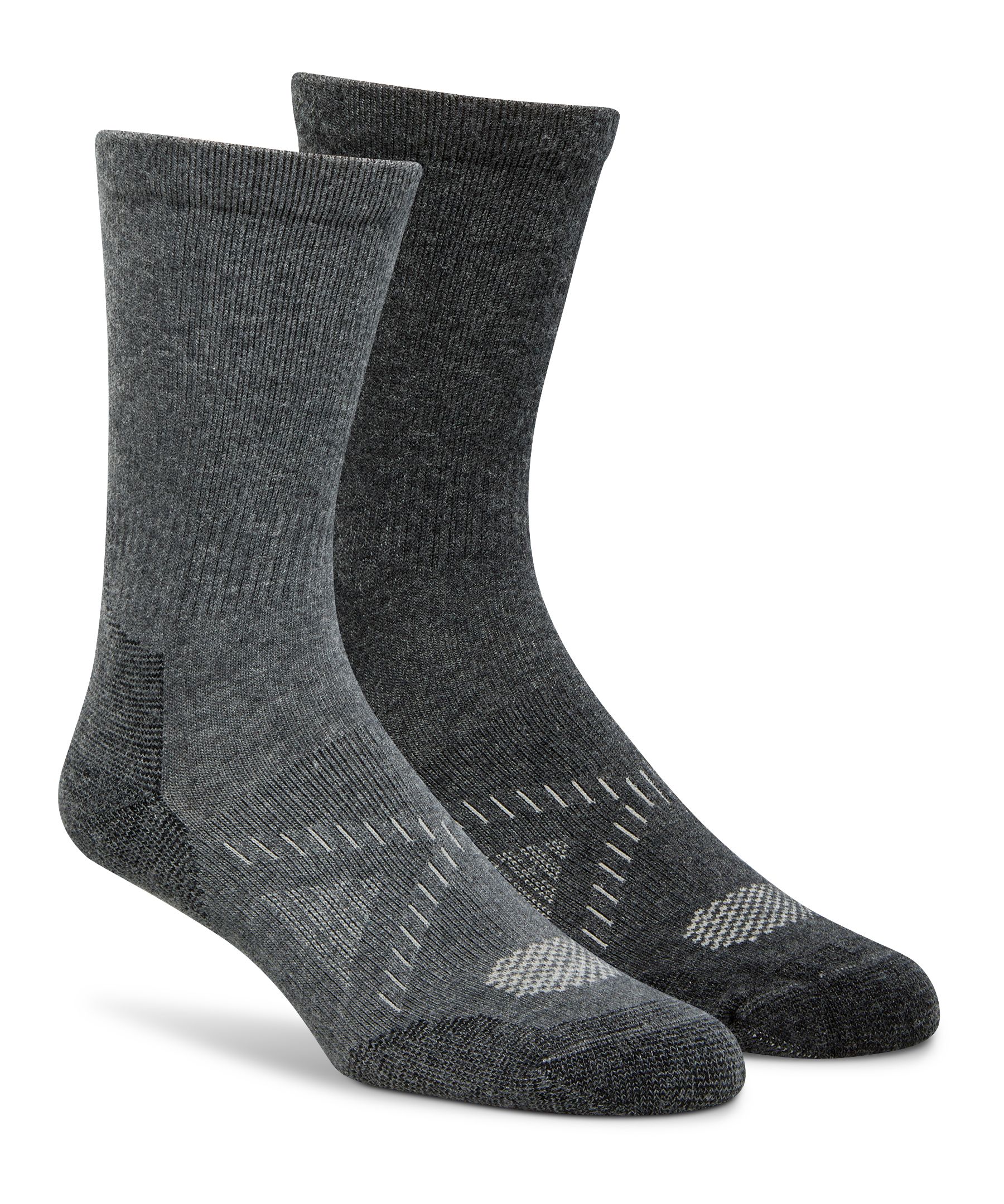 Mi-chaussettes décontractées en mérinos pour hommes, Denver Hayes, 365 Day, paquet de 2&nbsp;paires