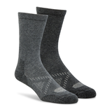 Denver Hayes Men's 2-Pack Merino 365 Day Casual Crew Socks