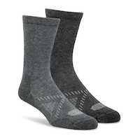 Mi-chaussettes décontractées en mérinos pour hommes, Denver Hayes, 365 Day, paquet de 2&nbsp;paires